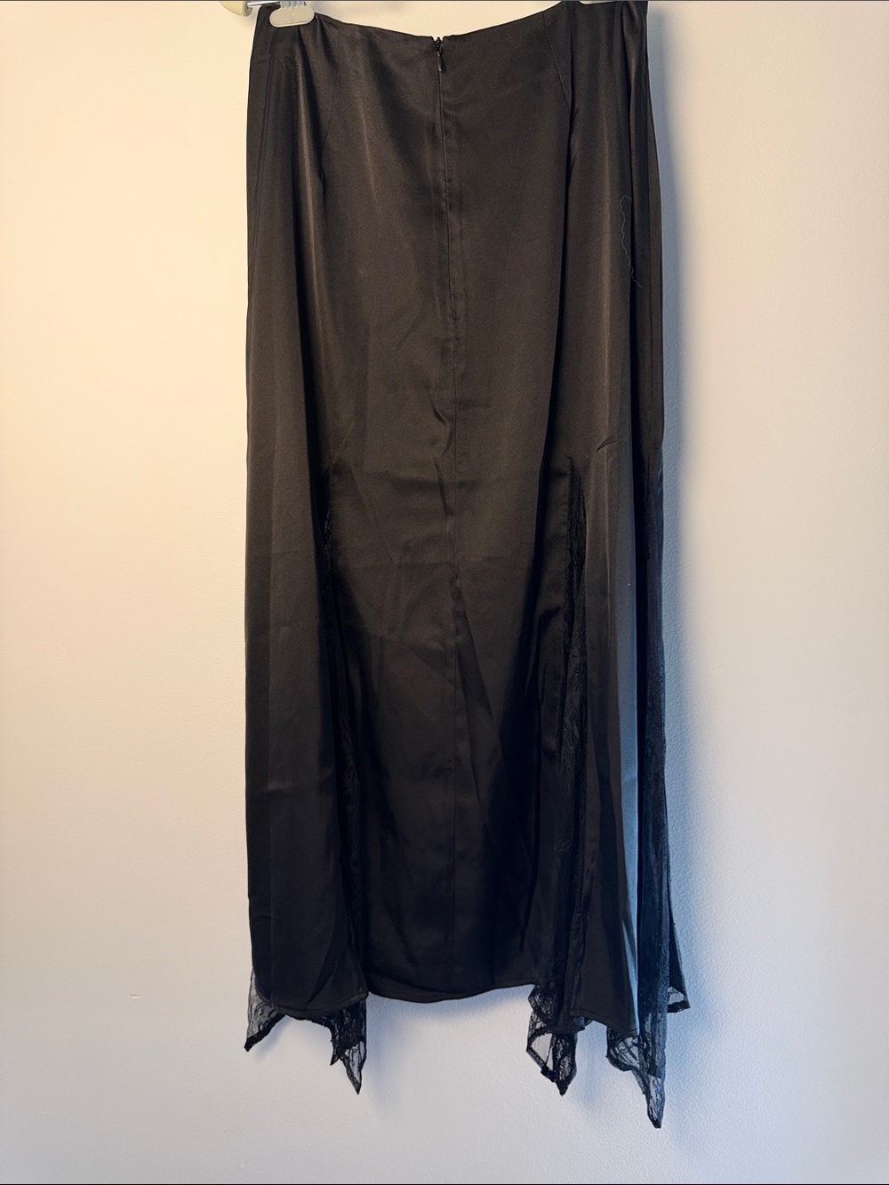 NWT Elan Lace Trim Midi Skirt / M - Picture 4 of 5
